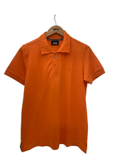 NOVO POLO MAS MC SLIM BORD ESSENCIAL LARANJA BRONZE